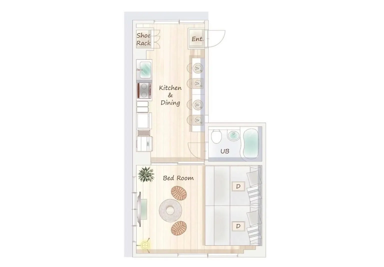 東京都I House Jujoアパートメント アパート 東京都